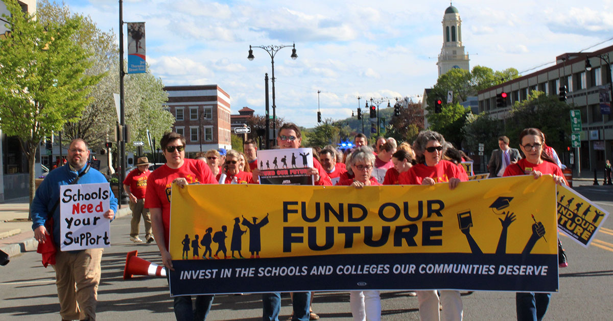 Fund Our Future rally in Pittsfield