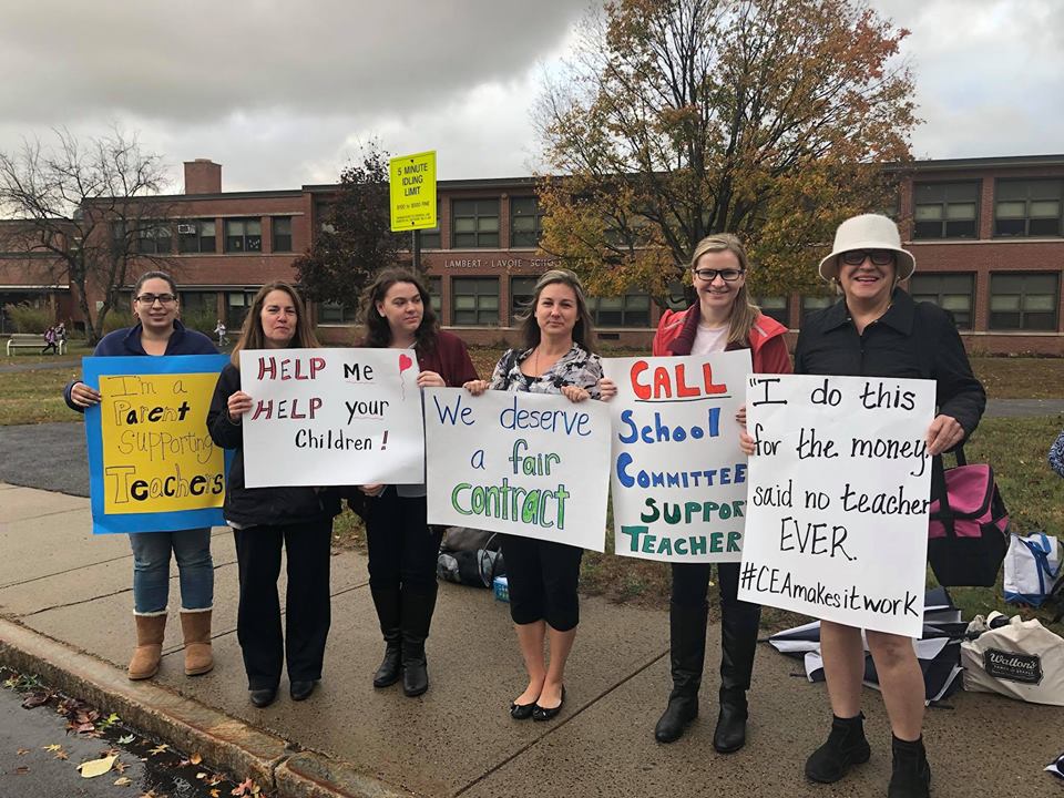 Chicopee Education Association at Lambert-Lavoie Elementary School - October 30, 2017