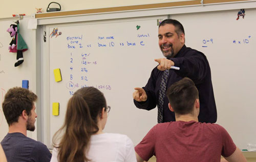 teacher of the year mr. Jamil Siddiqui