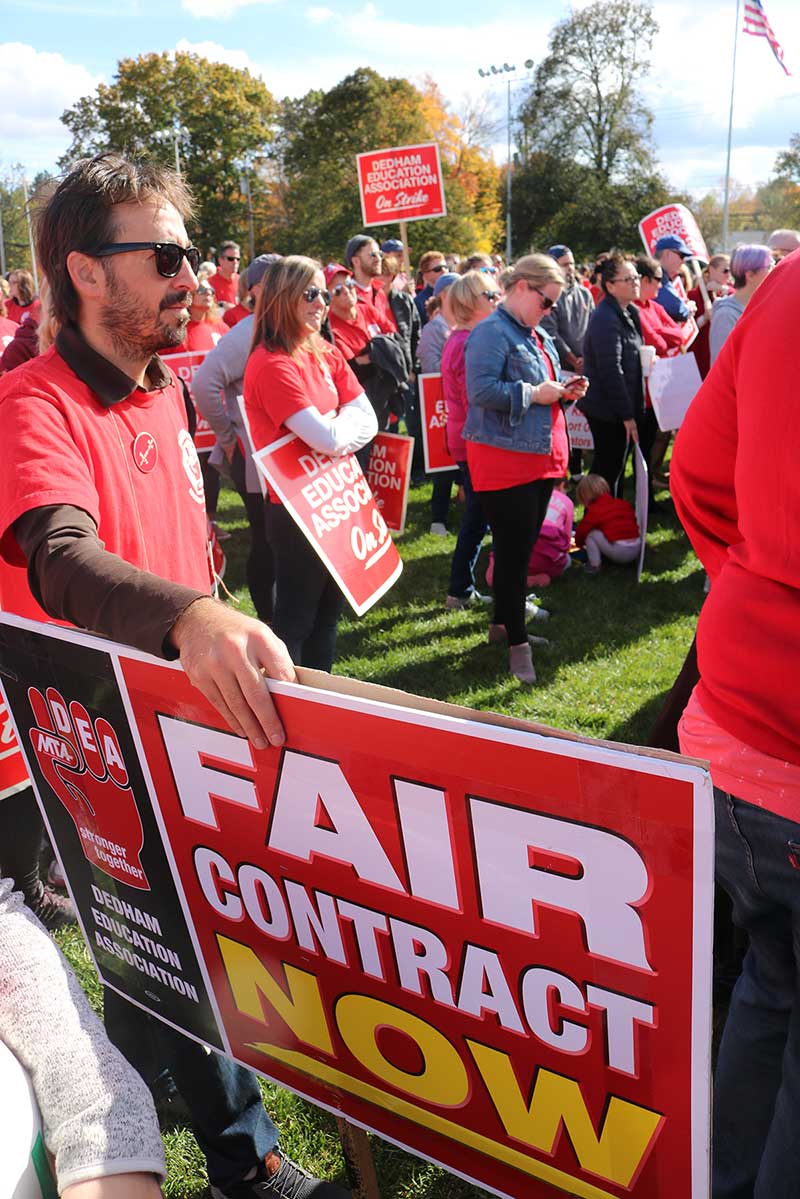 Strike Ends With A Settlement For Dedham Teachers