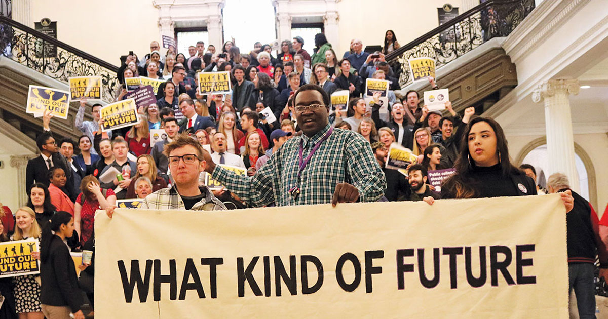 Crowd at Public Higher Education Advocacy Day