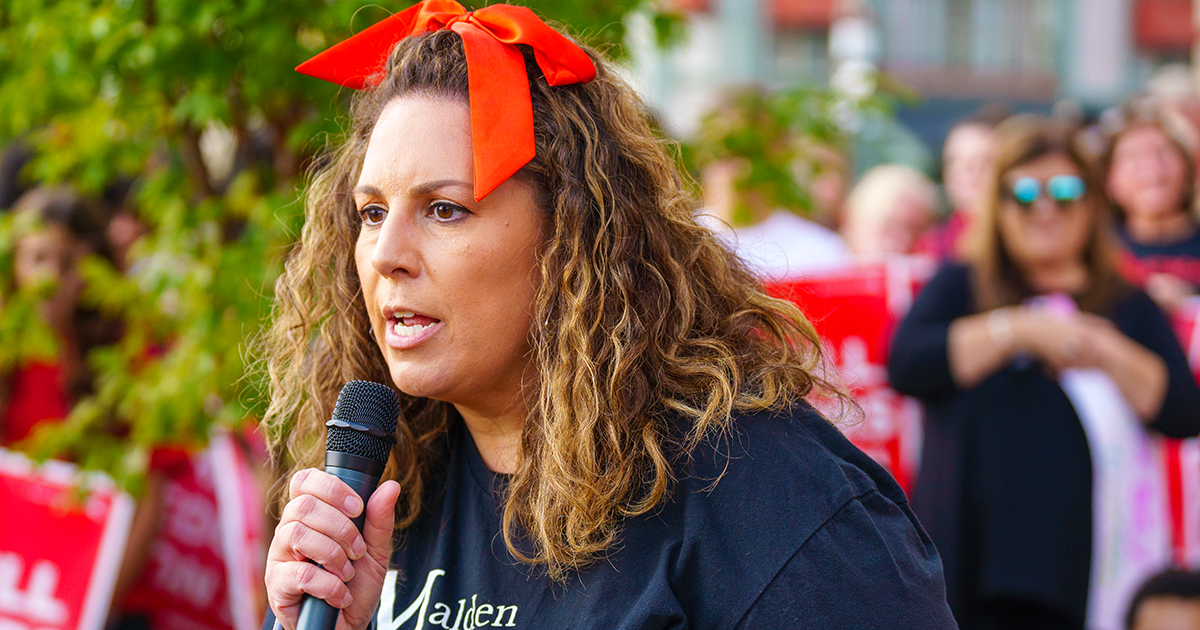 Malden Education Association President Deb Guesaldo