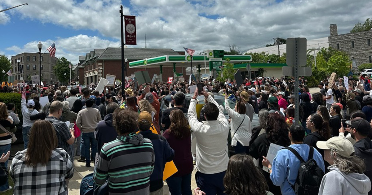 Milford rally