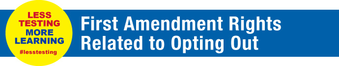 First amendment rights to opting out