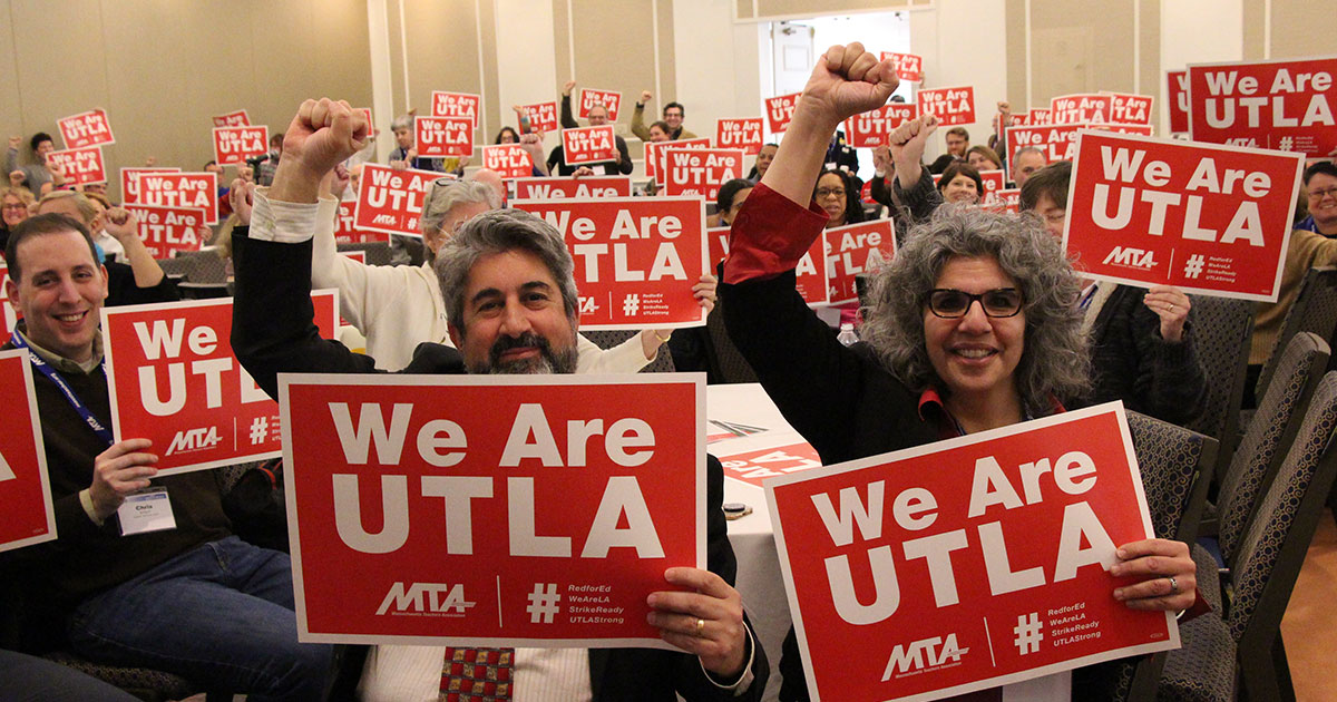 MTA Stands With United Teachers Los Angeles